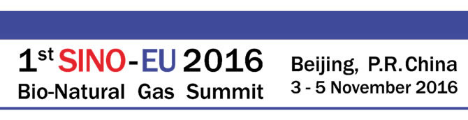 2016 Sino  EU Bio-Natural Gas Summit